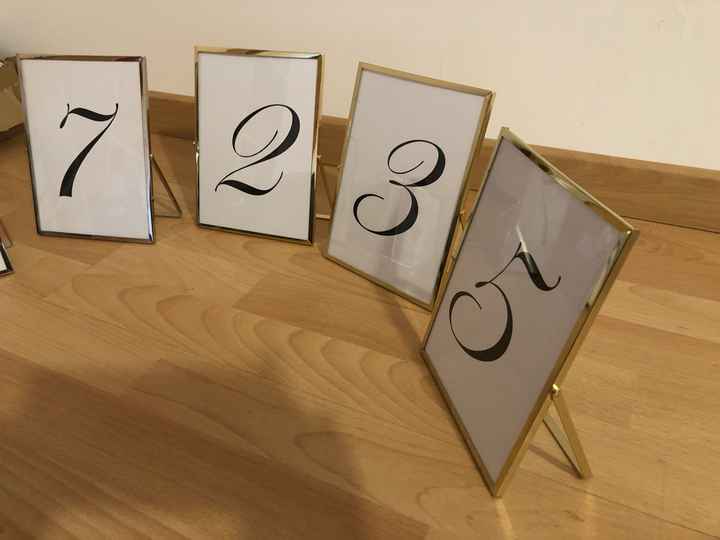 Idée numéros de tables - 1