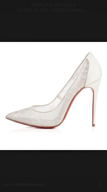 La chaussure de la mariée - 1