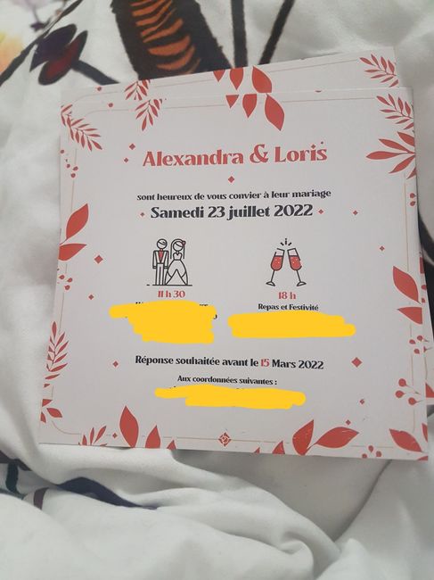 Faire part fait - 3