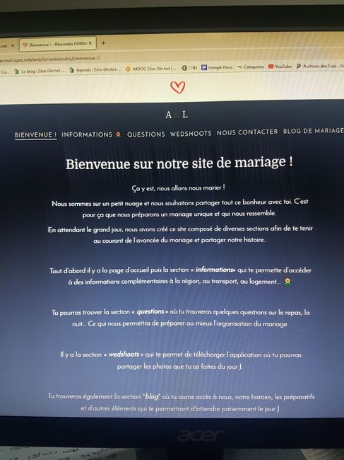 Site web mariage 5