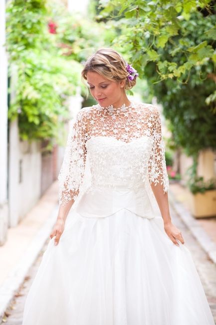 Étole en dentelle