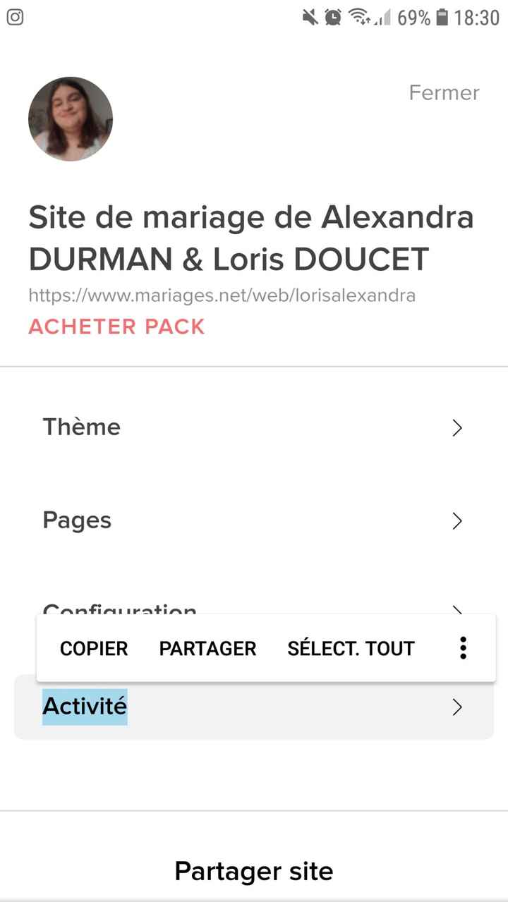 Résultats quiz de mariage - 1