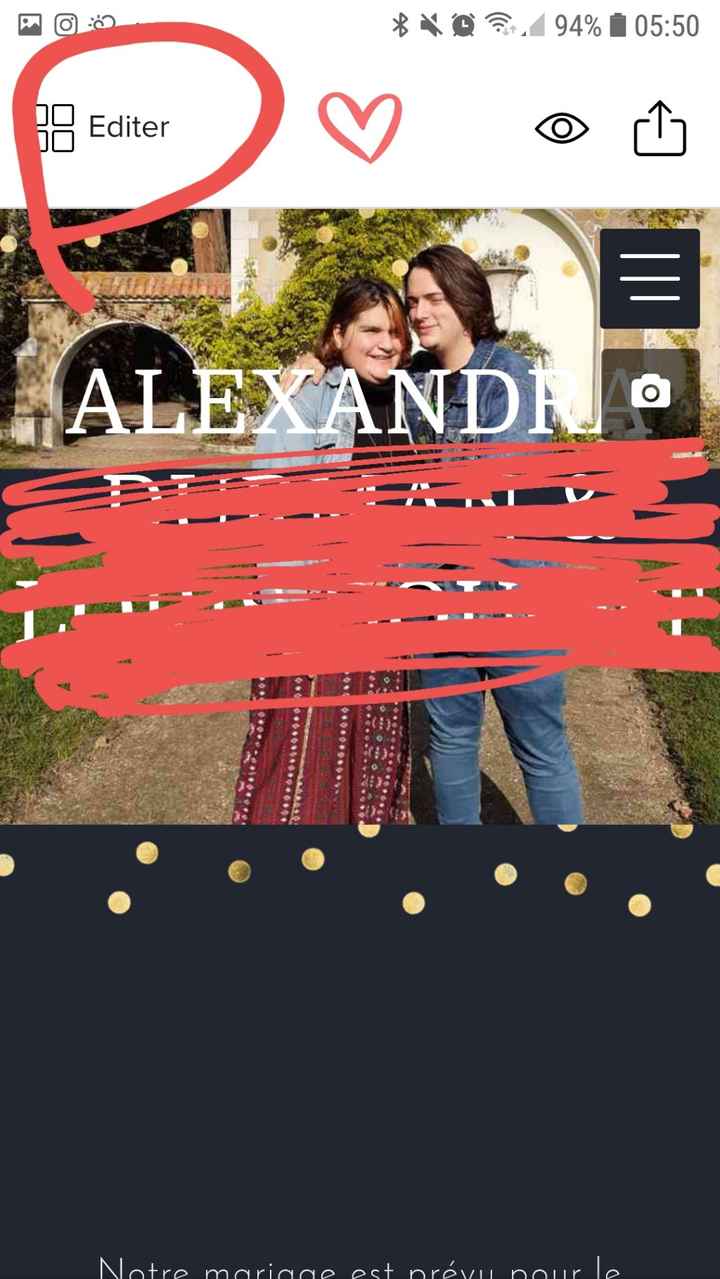Modifier thème du site internet sur l’application - 1