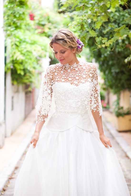 Étole en dentelle