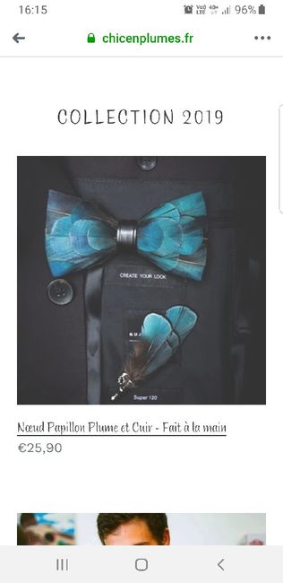 Noeud papillon mariage avis - 1