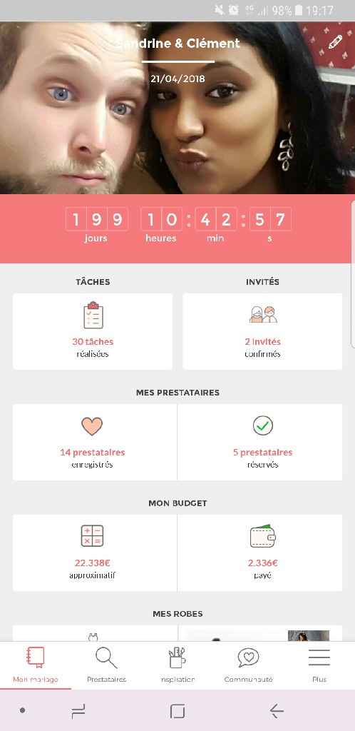 Montrez-moi vos compteurs de mariage ! - 1