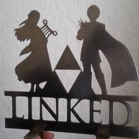 cake topper Zelda et Saitama
