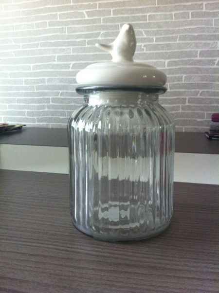 Bonbonnière en verre