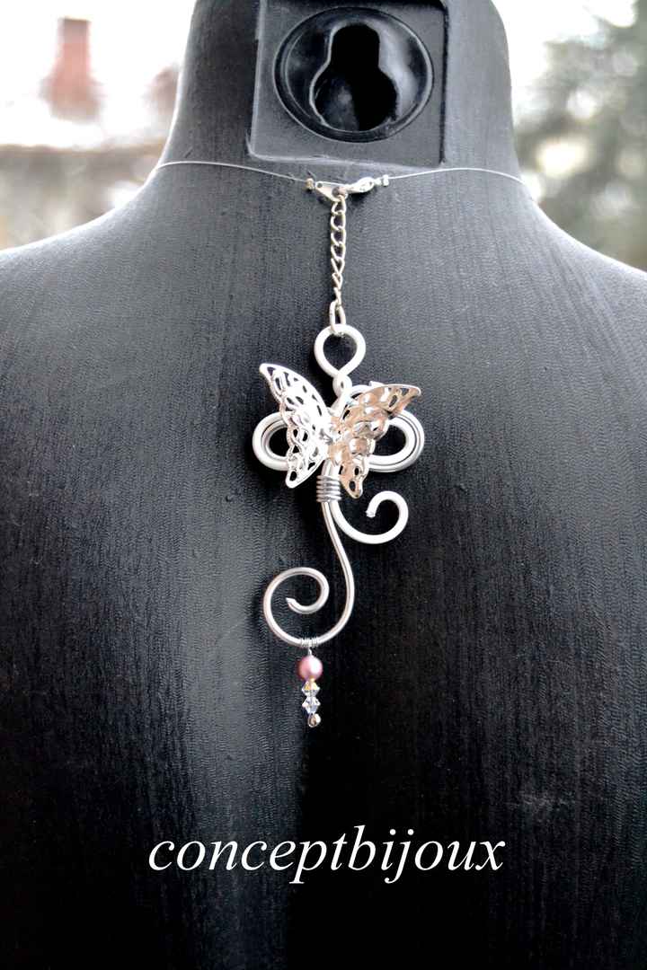 Le collier, l'arrière du collier.