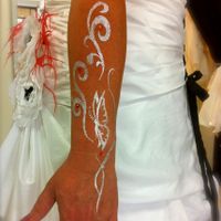 Tatouage éphémère paillettes