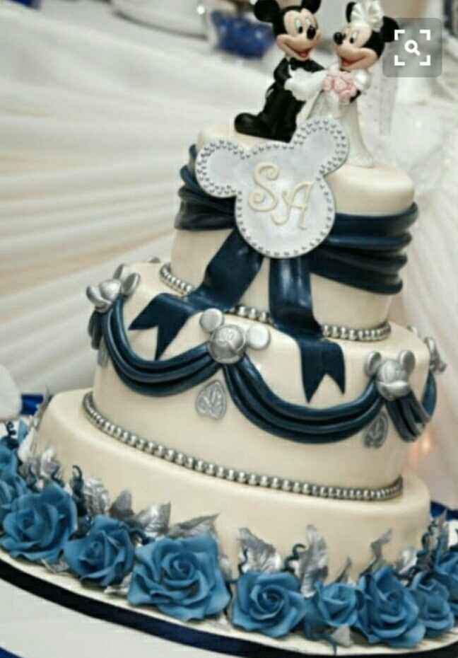 Gâteau de mariage thème disney - 3