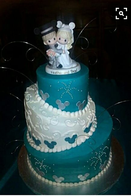 Gâteau de mariage thème disney - 4