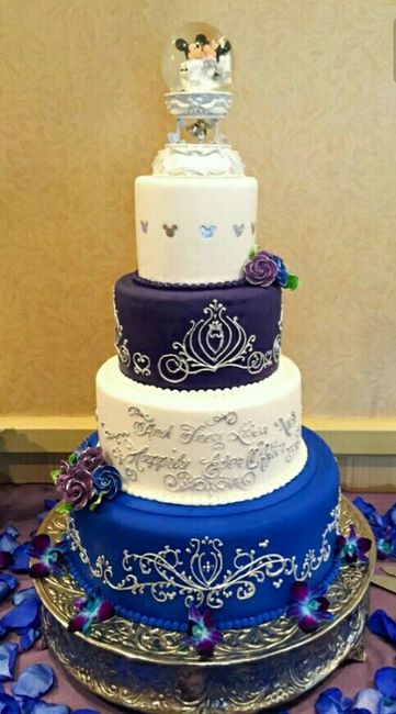 Gâteau de mariage thème disney - 5