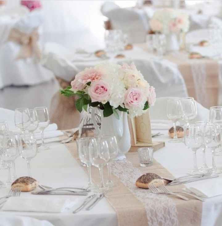 Inspiration centre de table champêtre 