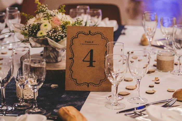 La veille du jour J - Centre de table 
