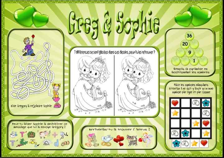 Set de table pour enfant