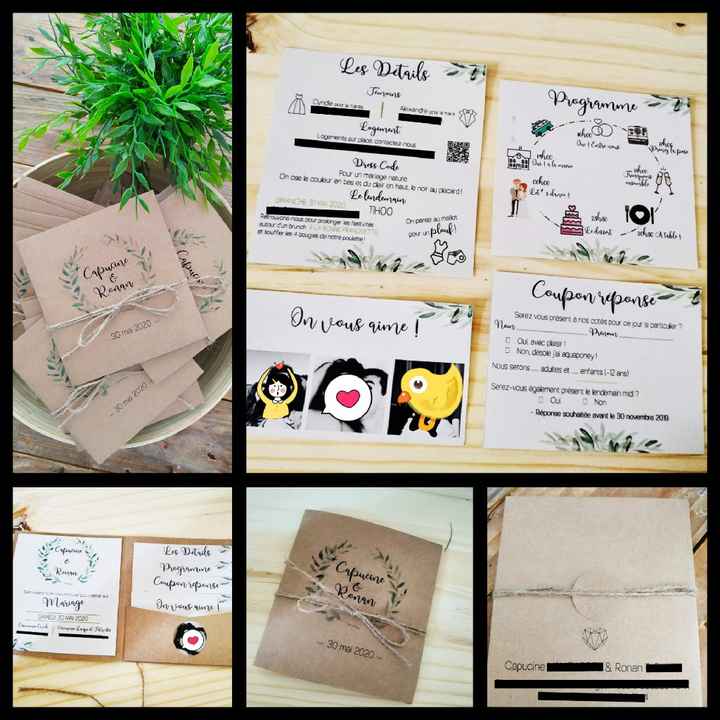 Mes faire parts - mon diy - 1