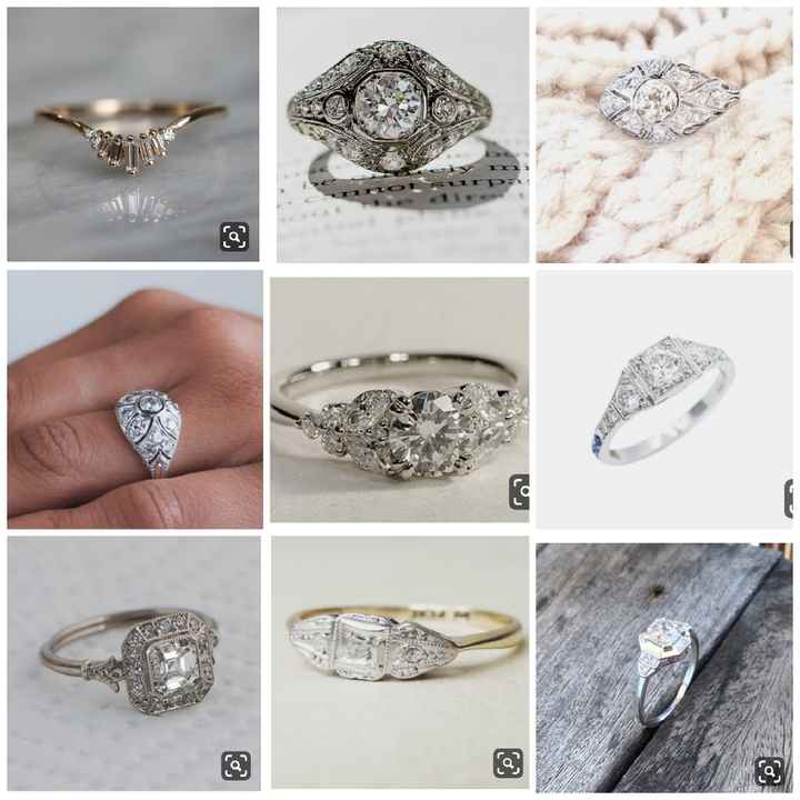 Bague art déco / vintage en guise d'alliance. help - 1