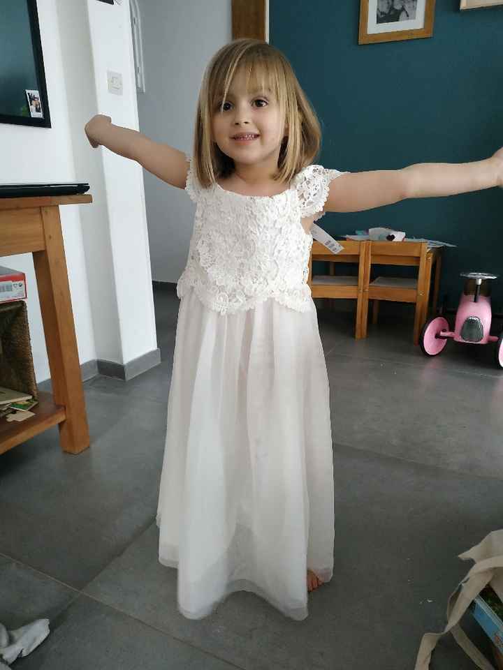 Robe Mini demoiselle d'honneur - 1