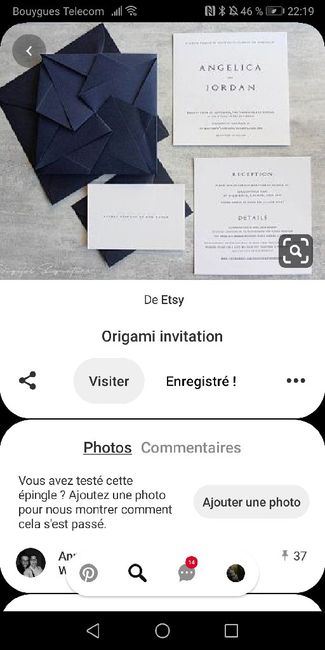 Aide pliage Faire-part 2