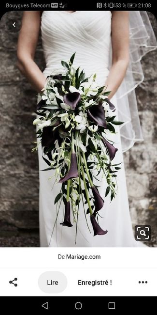 Bouquet de la Mariée - thème Blanc et Noir 14