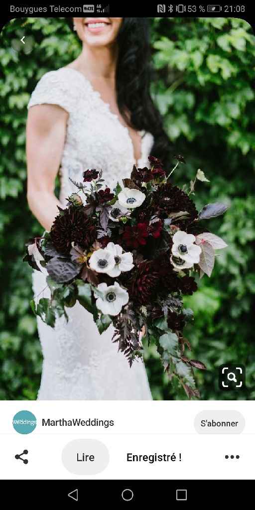 Bouquet de la Mariée - thème Blanc et Noir - 3