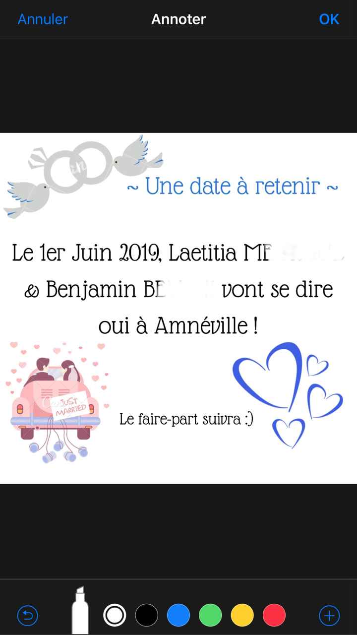 Save the date J-364 - 1