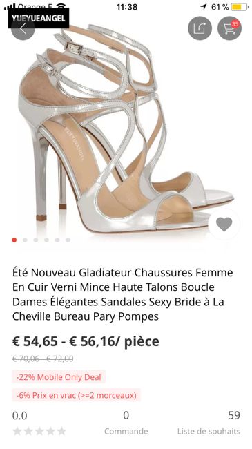 Recherche chaussure mariage Jimmy Choo - 1