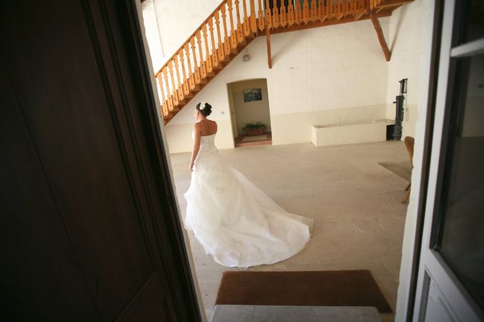 La mariée vue de dos