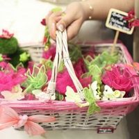 pochon dragée fleurs