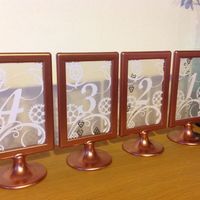 DIY : numéros de table 