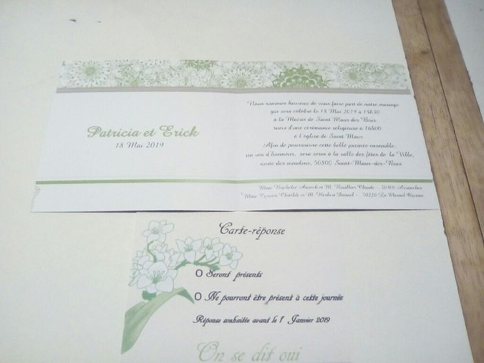 Faire-parts et invitations 2