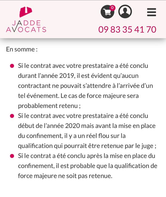Problème avec photographe suite au report du mariage 1