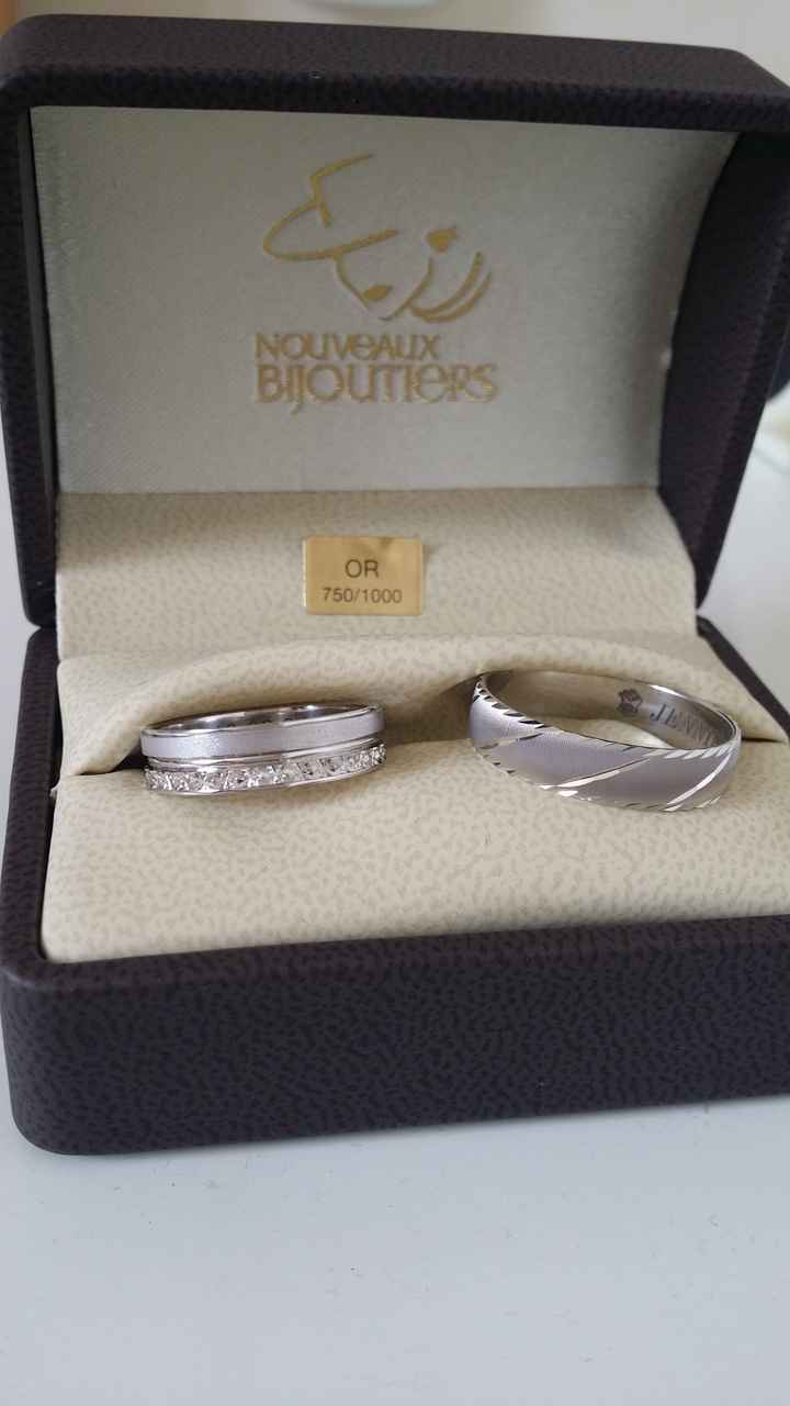 Ca y est on a les alliances a la maison!! - 1
