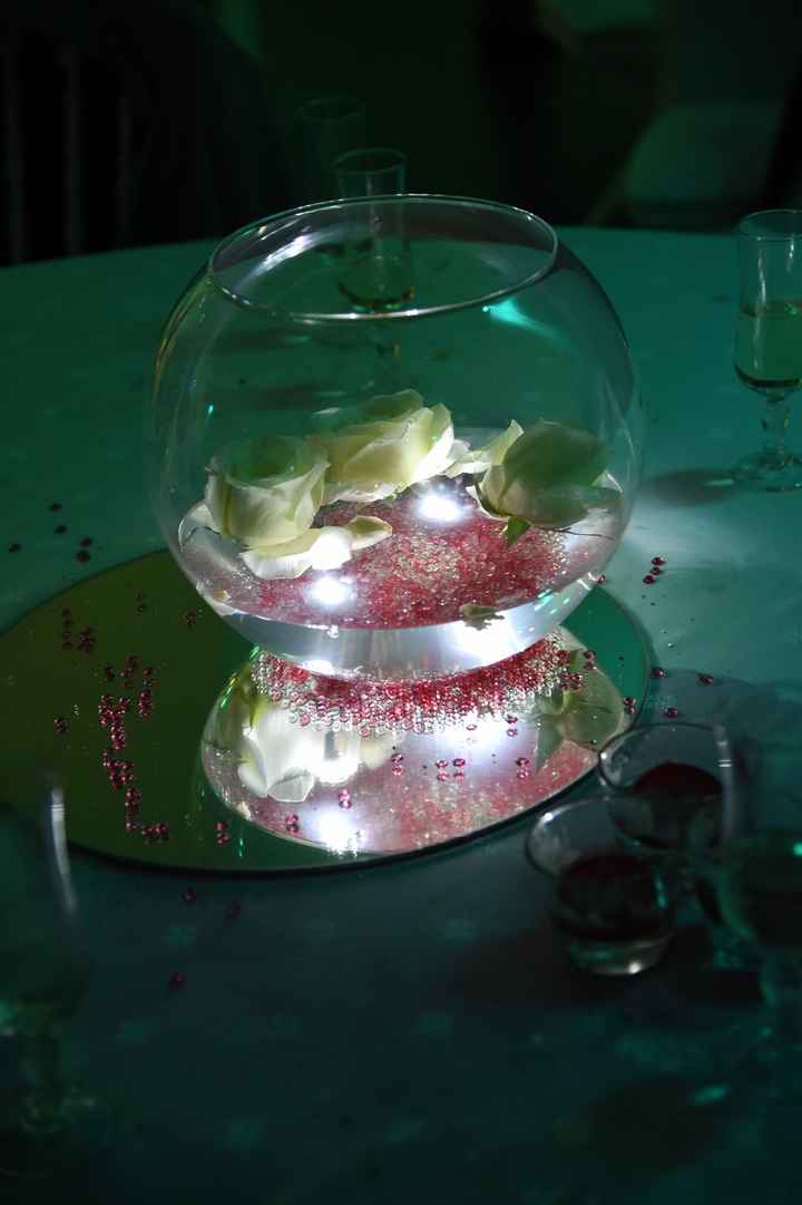 centre de table invités