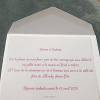 Faire part reçu 😁 - 2