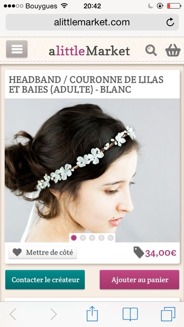 Accessoires cheveux esprit bohème ;) - 1
