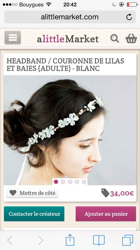 Accessoires cheveux esprit bohème ;) - 1