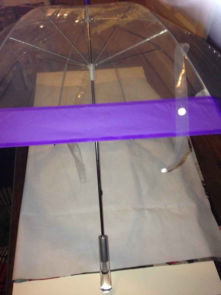 Le parapluie pour les mariage sous la pluie ! qui y a songé ? - 2