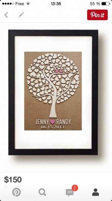 Arbre à empreintes en bois - 1