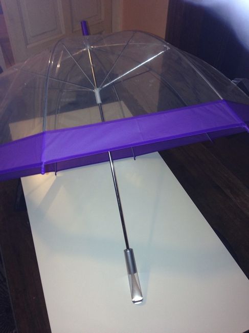 Le parapluie pour les mariage sous la pluie ! qui y a songé ? - 1