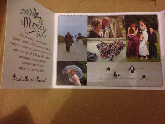 Les cartes de remerciements - 3