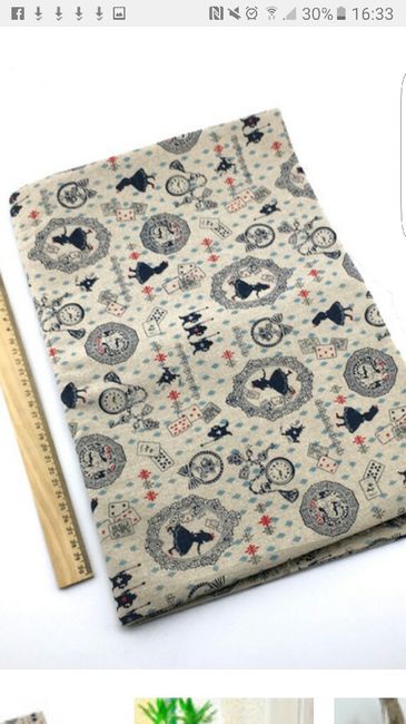 Tissu porte alliance - 1