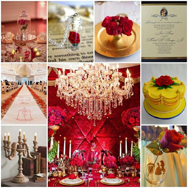 Inspiration mariage sur le thème de La Belle et la bête 5