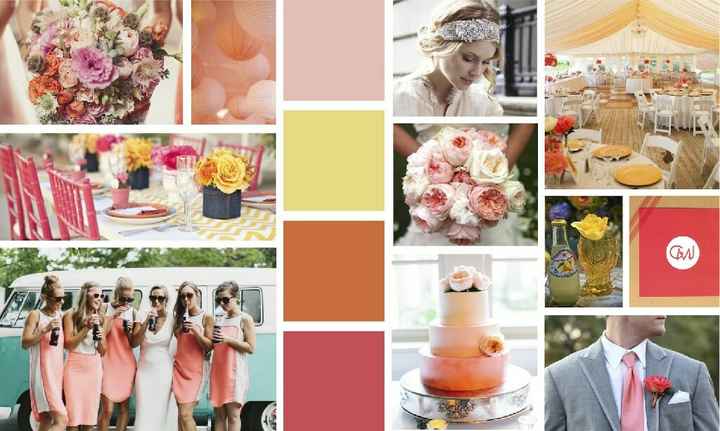 Notre palette de couleurs pour un mariage de printemps - 3