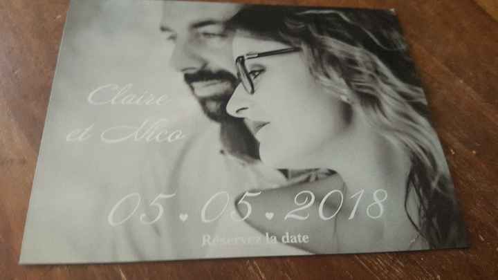 J'ai reçu mes save the date ! - 1