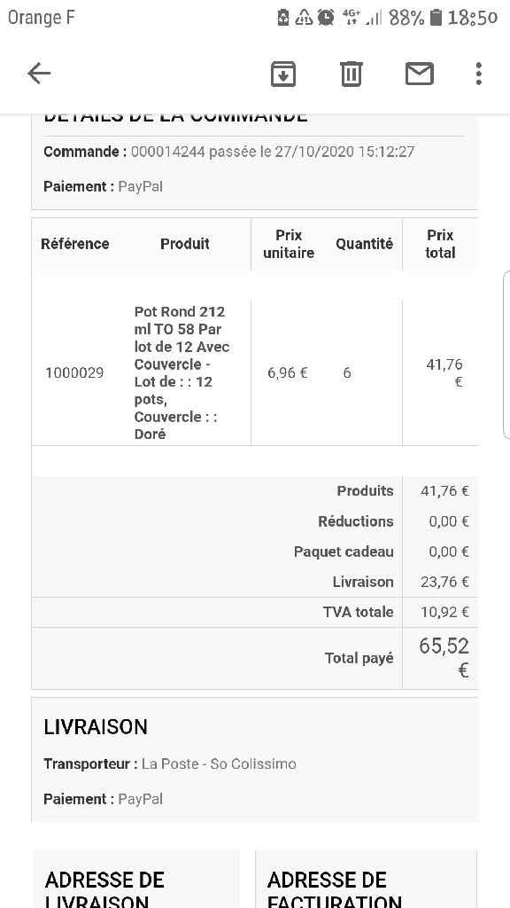 Cadeaux invitée - 1