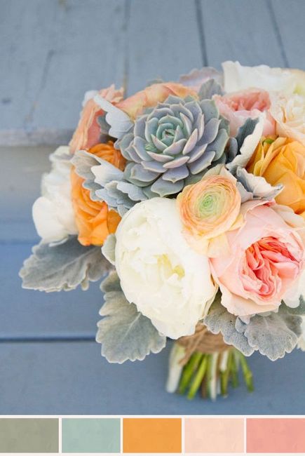 Changement d'idées pour mon bouquet