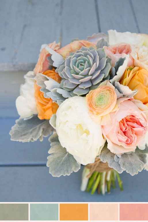 Changement d'idées pour mon bouquet