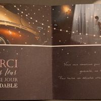 carte de remerciements
